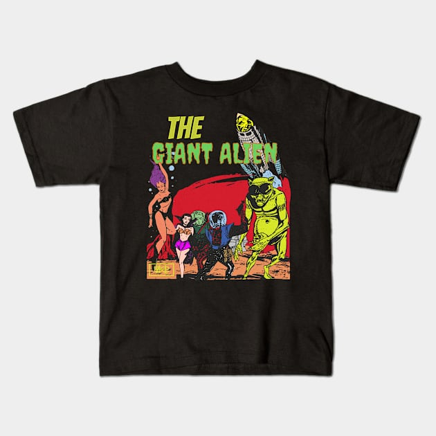 The Giant Alien Kids T-Shirt by Bananas T-Shirts